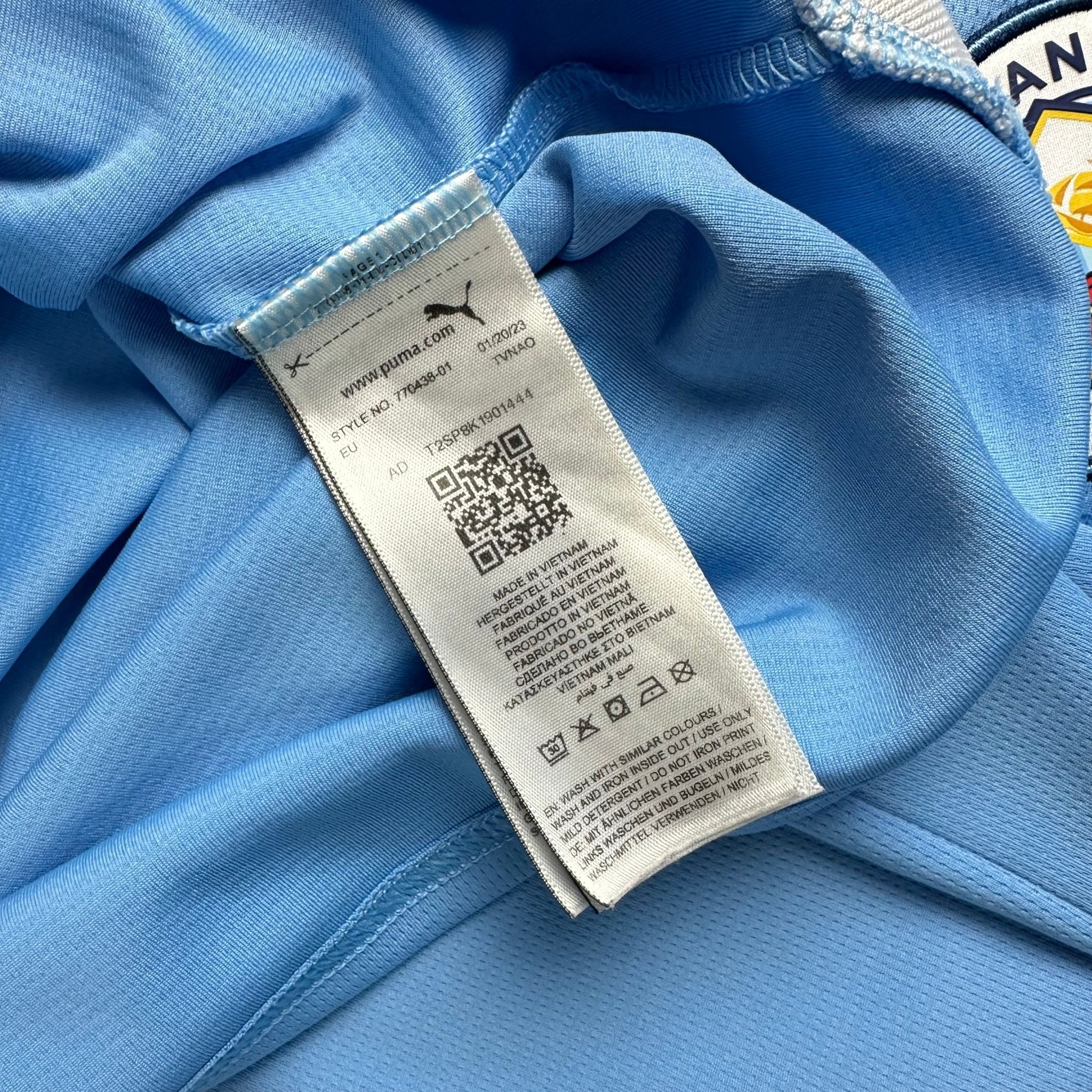 Manchester City 2023 - 24 Home Shirt (XL) De Bruyne 17 - Kitplug