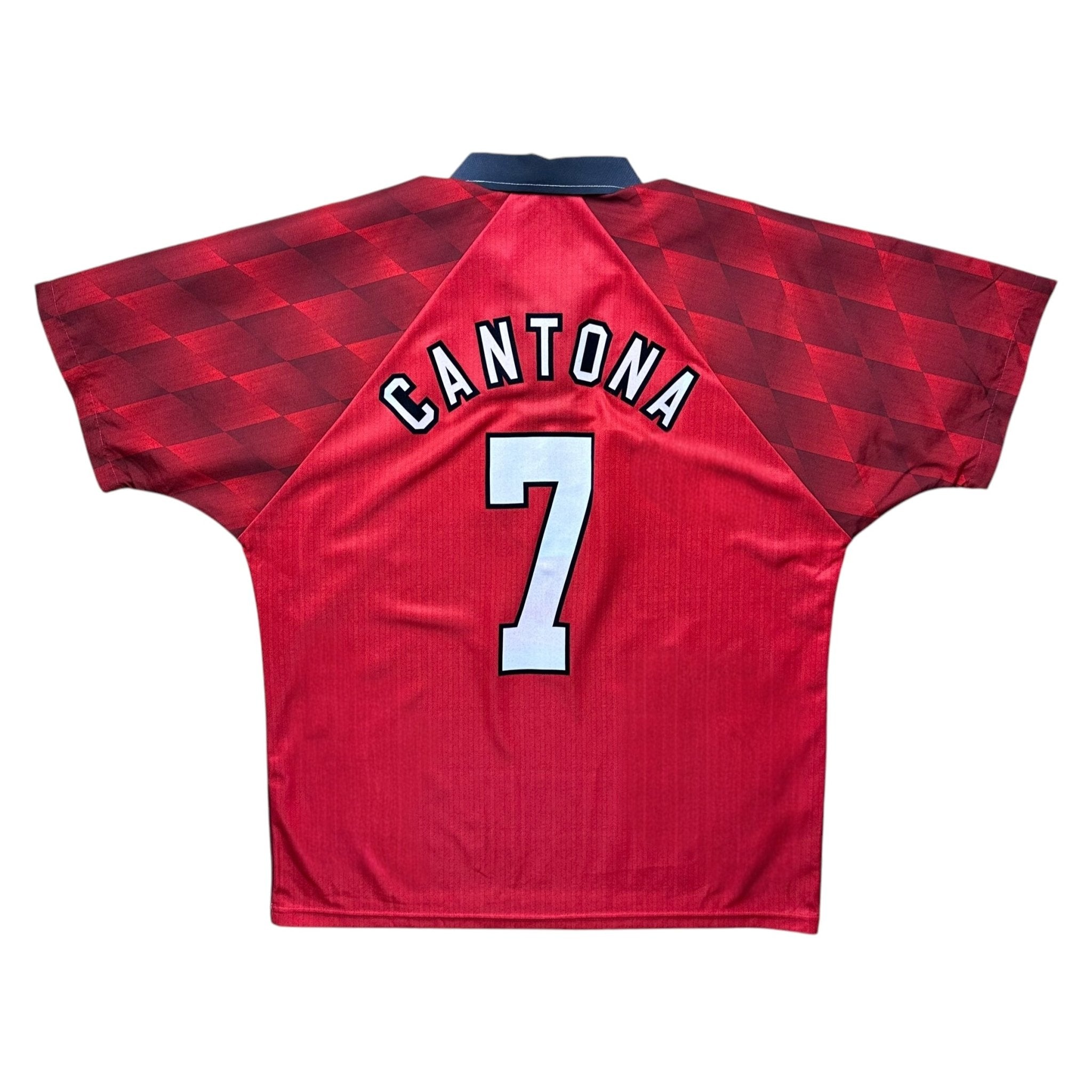 Manchester United 1996 - 98 Home Shirt (L) Cantona 7 - Kitplug