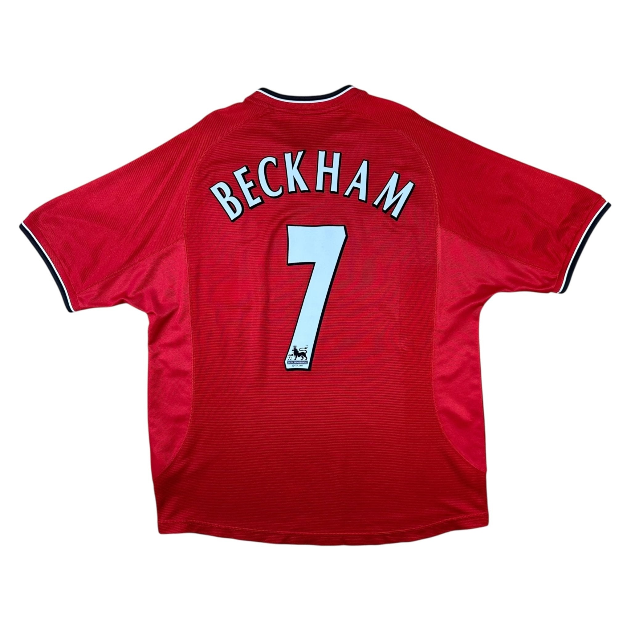 Manchester United 2000-01 Home Shirt (XL) Beckham #7 - Kitplug