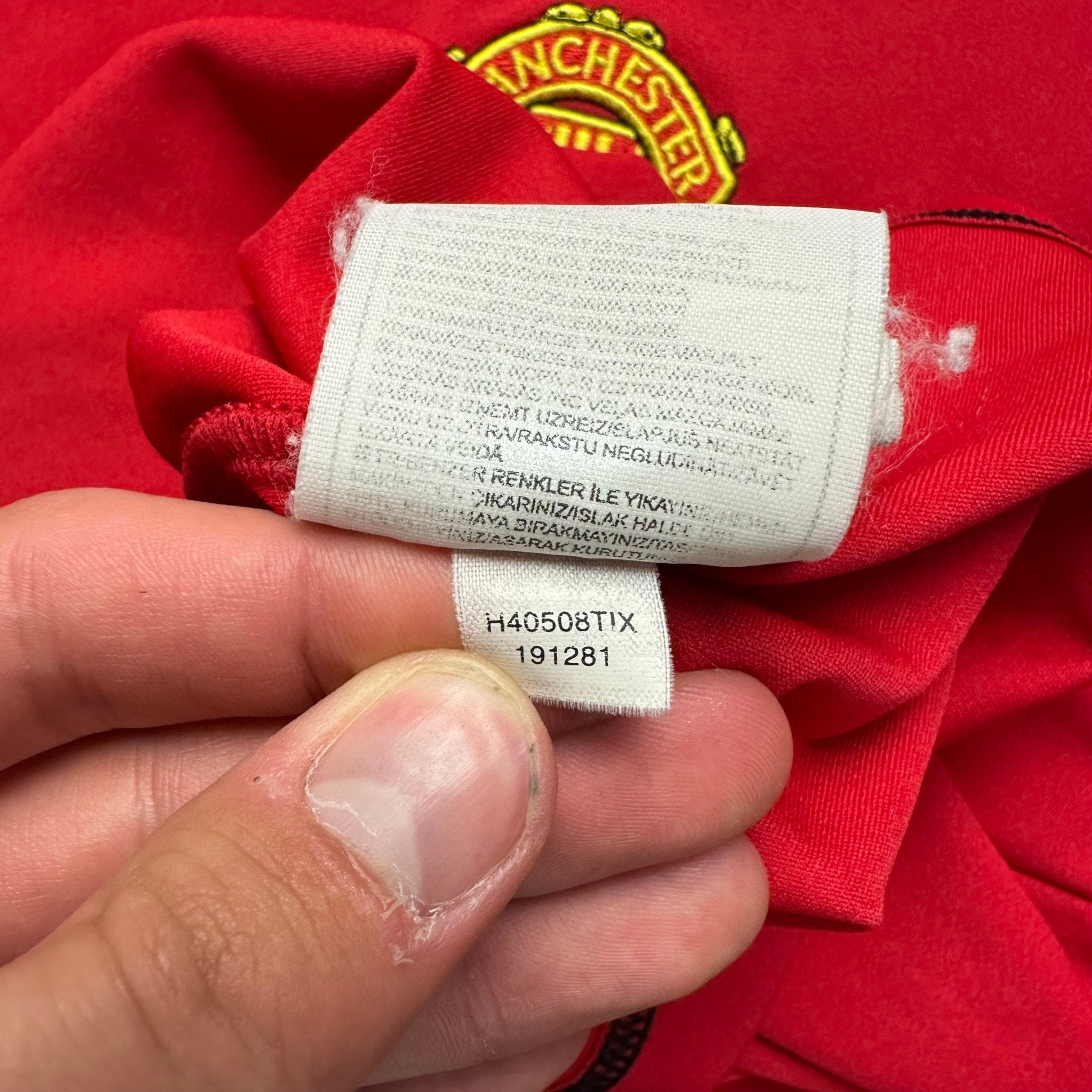 Manchester United 2004 - 05 Training Shirt (XL) - Kitplug