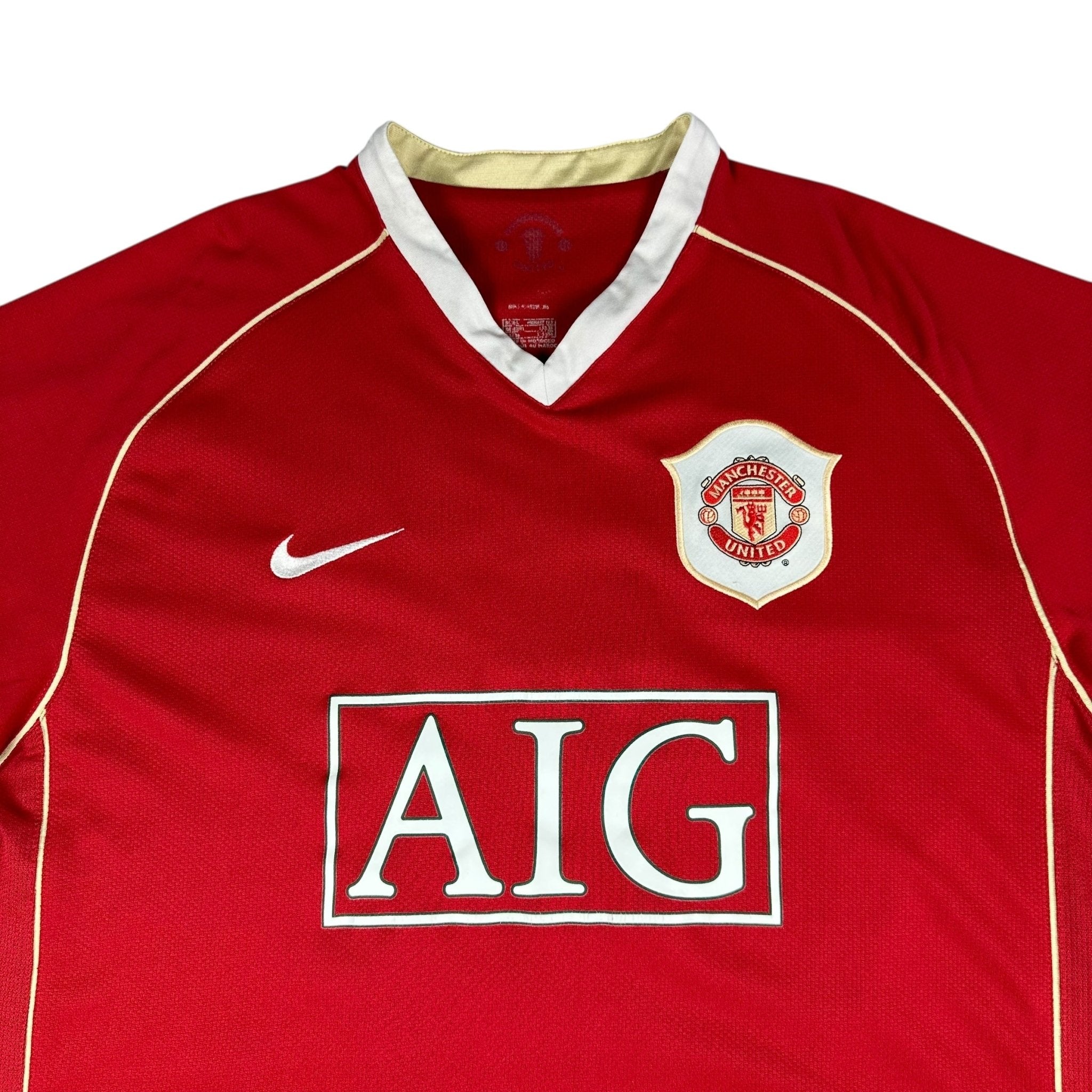 Manchester United 2006-07 Home Shirt (L) Ronaldo 7 - Kitplug