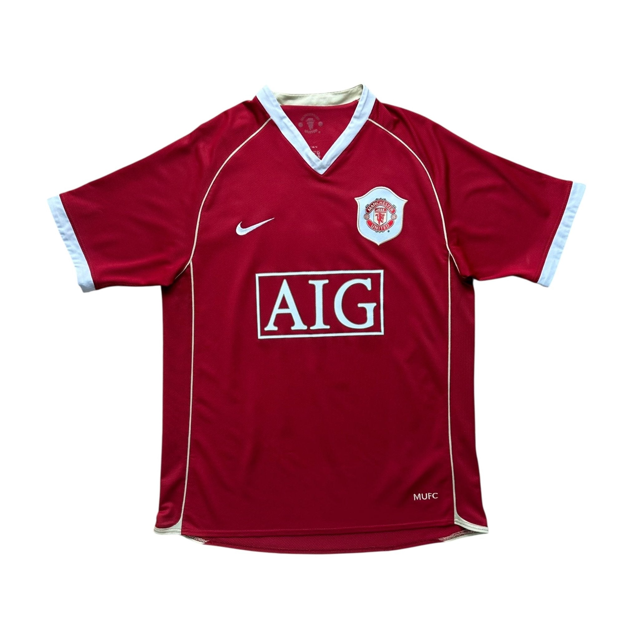 Manchester United 2006 - 07 Home Shirt (L) Ronaldo 7 - Kitplug