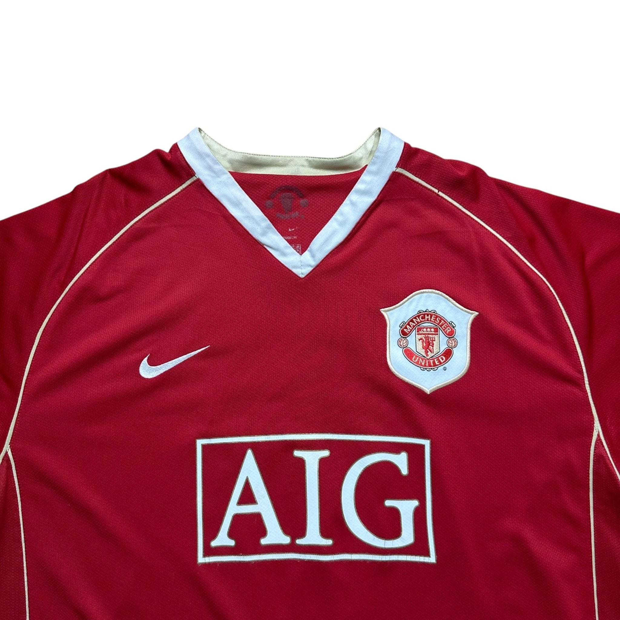 Manchester United 2006 - 07 Home Shirt (XL) Larsson 17 - Kitplug