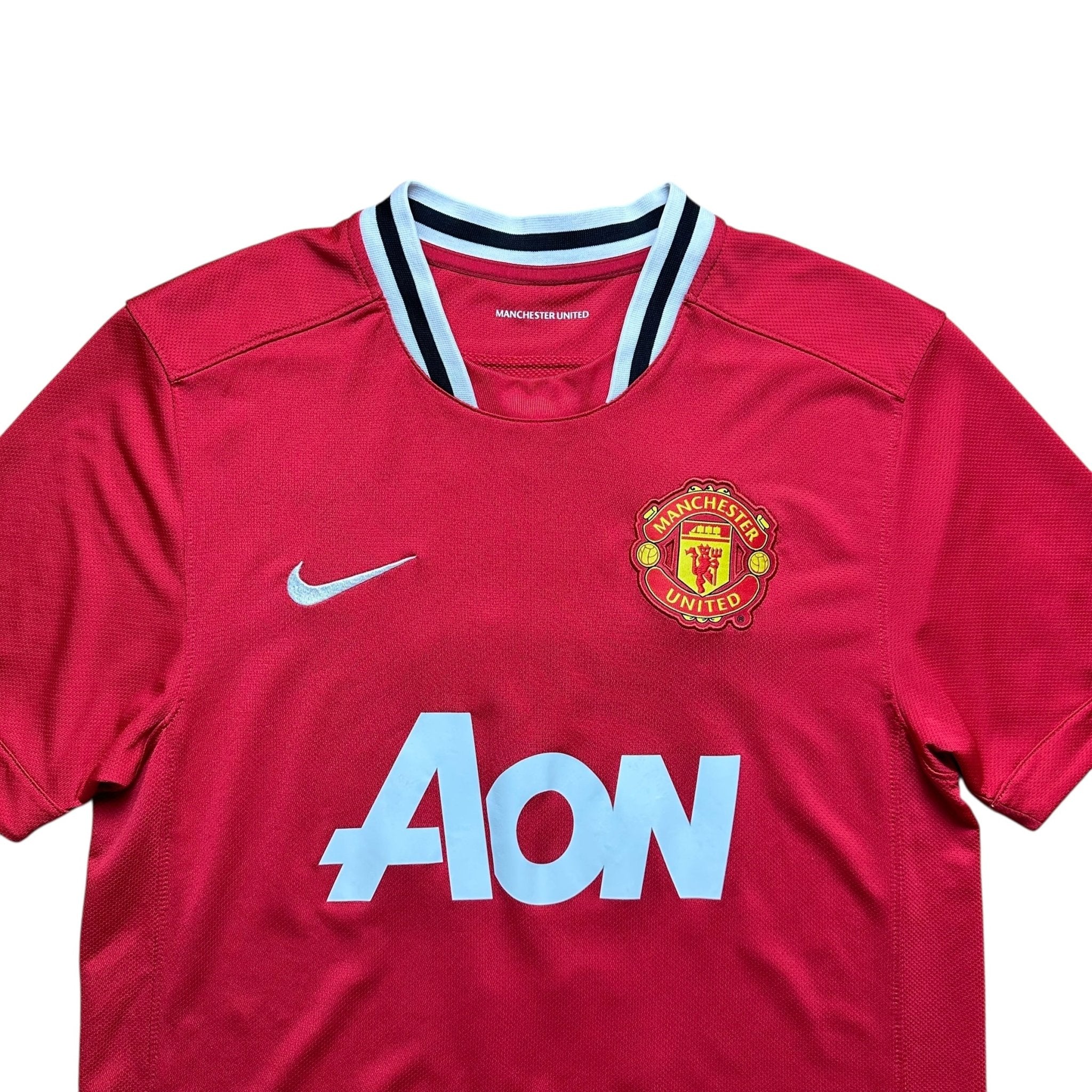 Manchester United 2011 - 12 Home Shirt (M) J.S.Park 13 - Kitplug