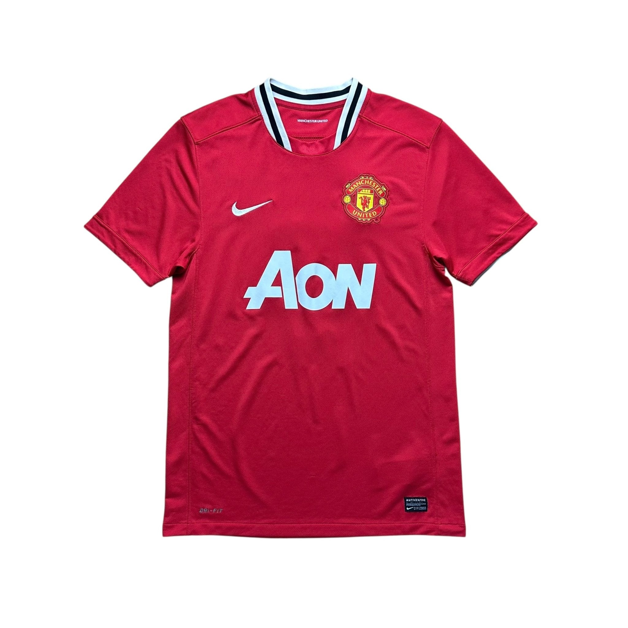Manchester United 2011 - 12 Home Shirt (M) J.S.Park 13 - Kitplug