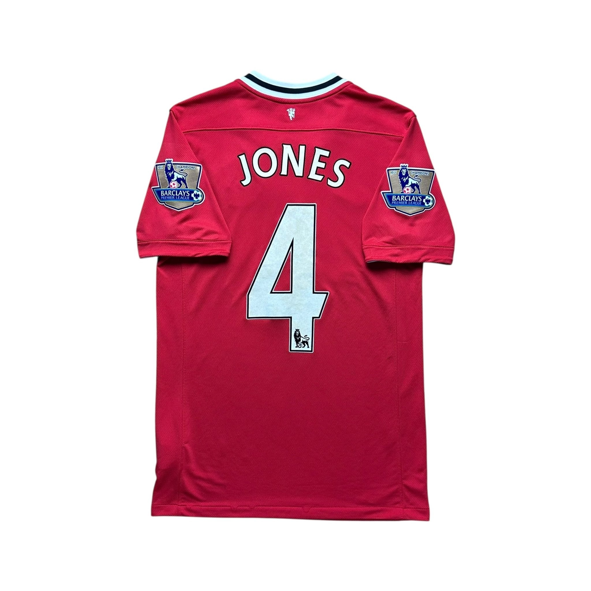 Manchester United 2011 - 12 Home Shirt (S) Jones 4 - Kitplug