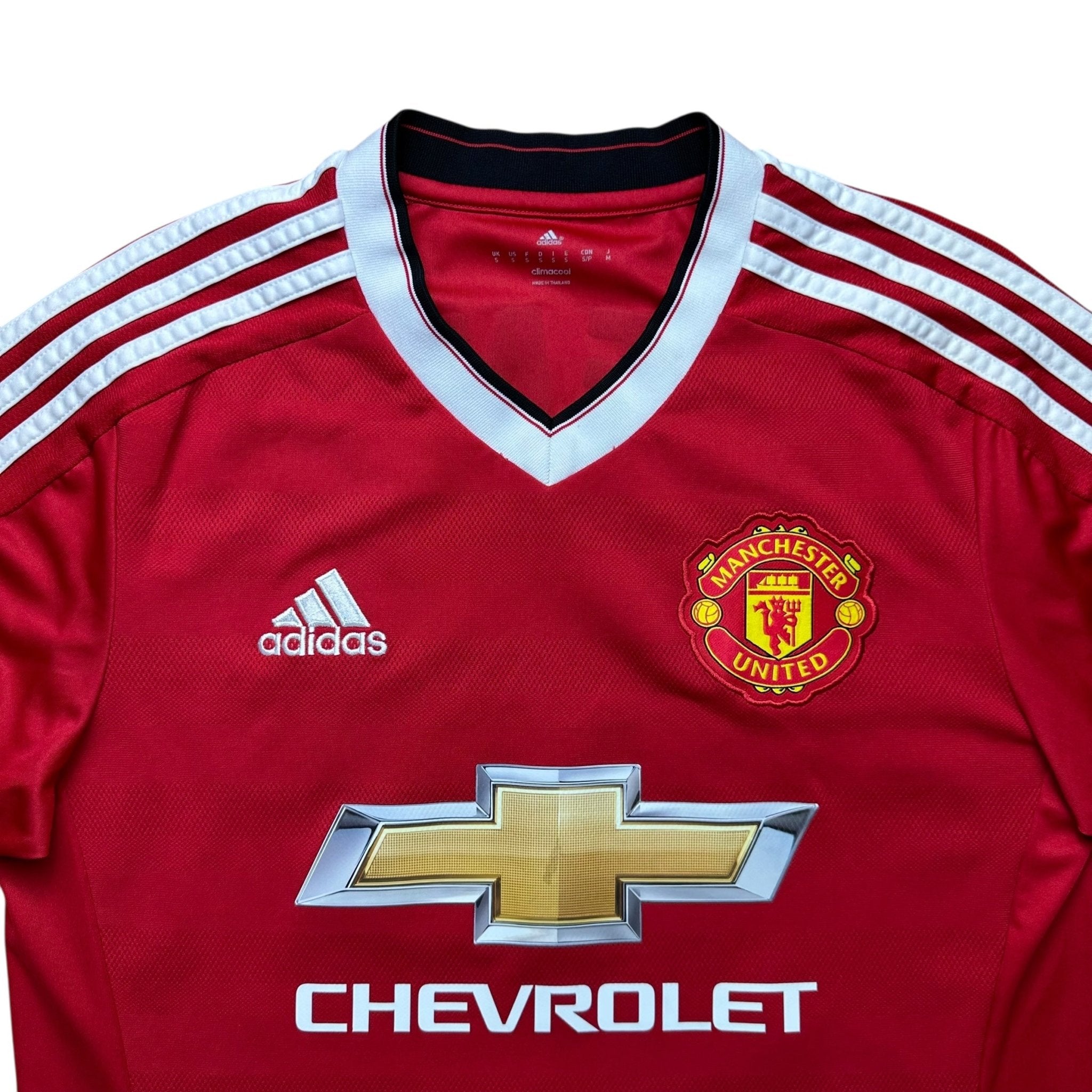 Manchester United 2015 - 16 Home Shirt (S) Valencia 25 - Kitplug