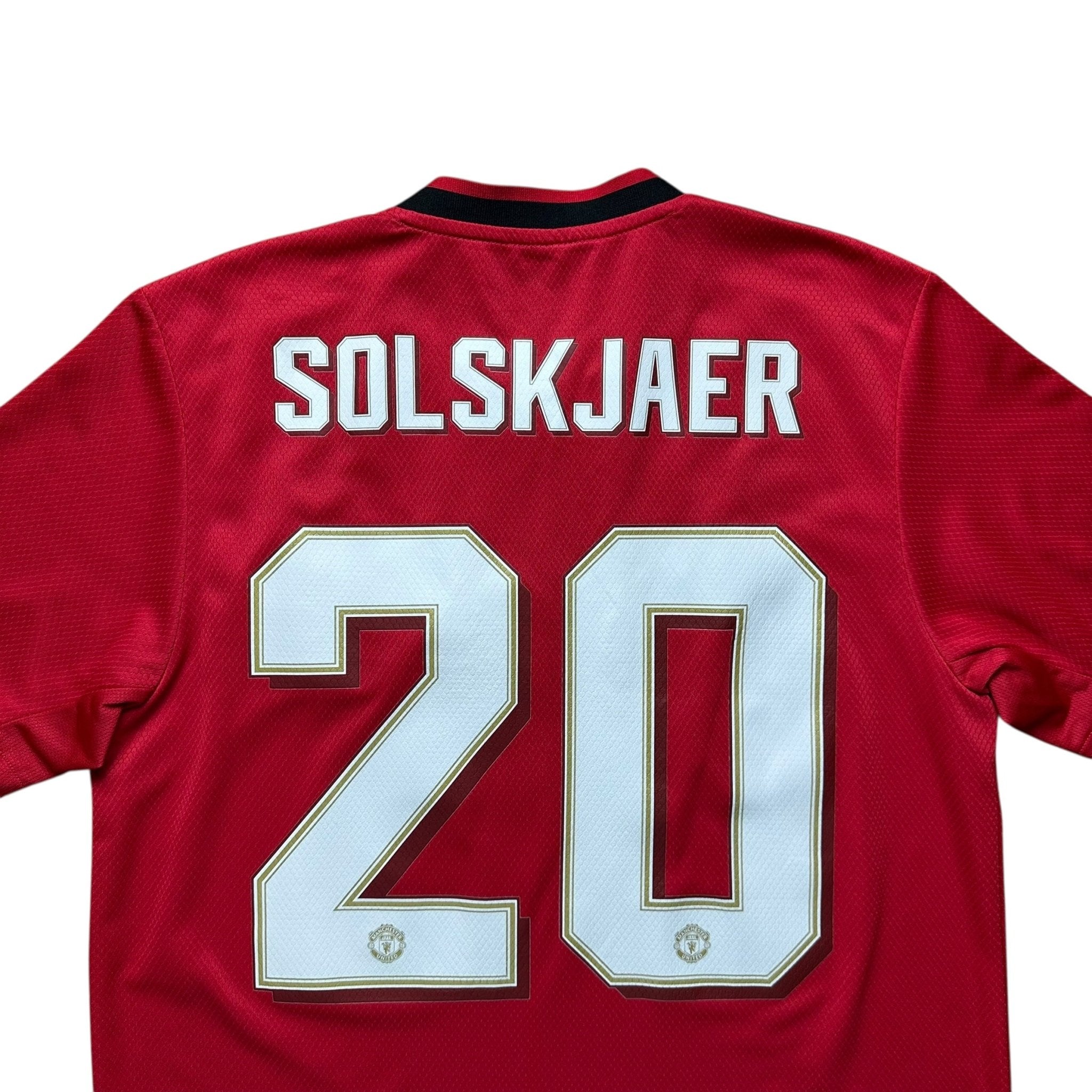 Manchester United 2019 - 20 Legends Match V FC Bayern Munchen Home Shirt (M) Solskjaer 20 - Kitplug