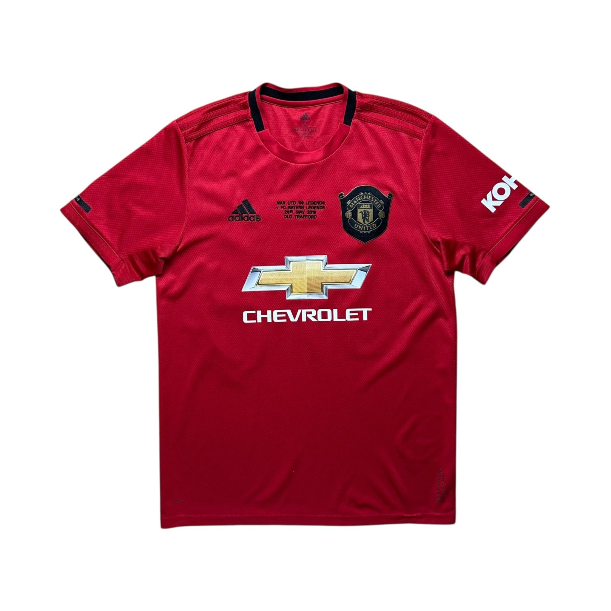 Manchester United 2019 - 20 Legends Match V FC Bayern Munchen Home Shirt (M) Solskjaer 20 - Kitplug