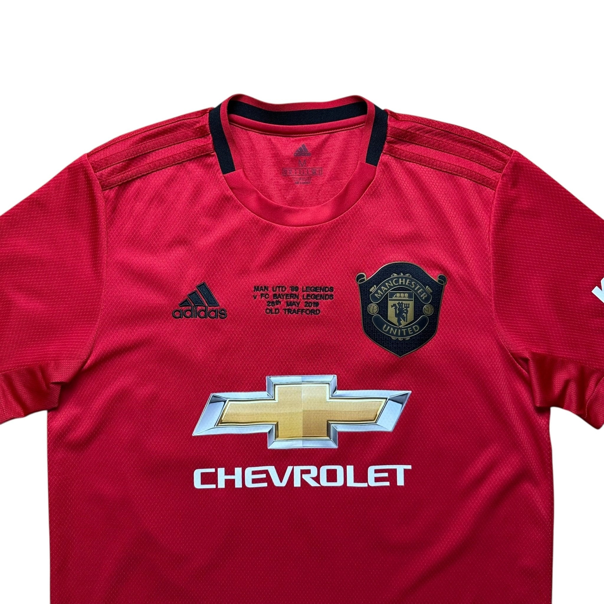 Manchester United 2019 - 20 Legends Match V FC Bayern Munchen Home Shirt (M) Solskjaer 20 - Kitplug