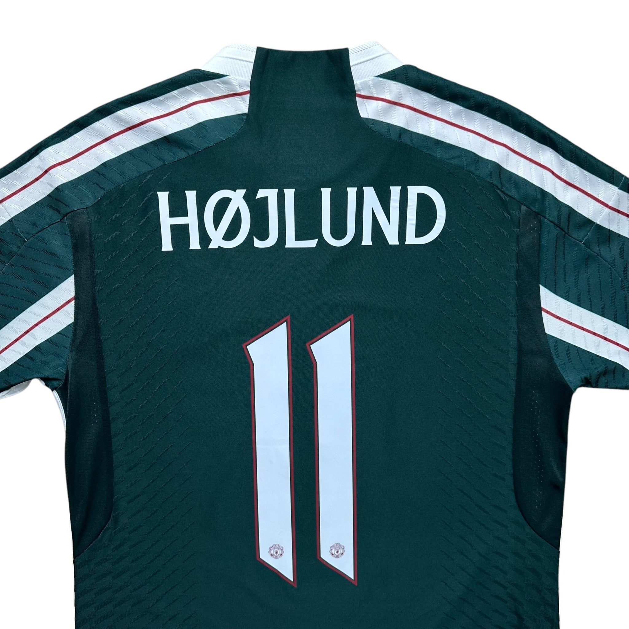 Manchester United 2023 - 24 Authentic Away Shirt (S) Højlund 11 - Kitplug