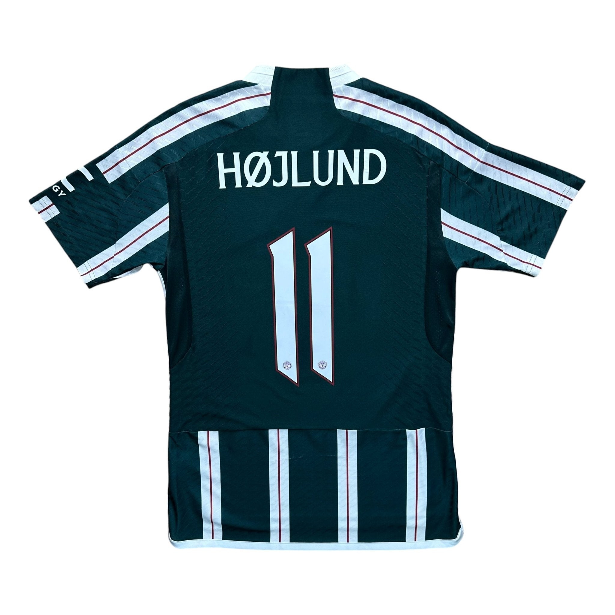 Manchester United 2023 - 24 Authentic Away Shirt (S) Højlund 11 - Kitplug