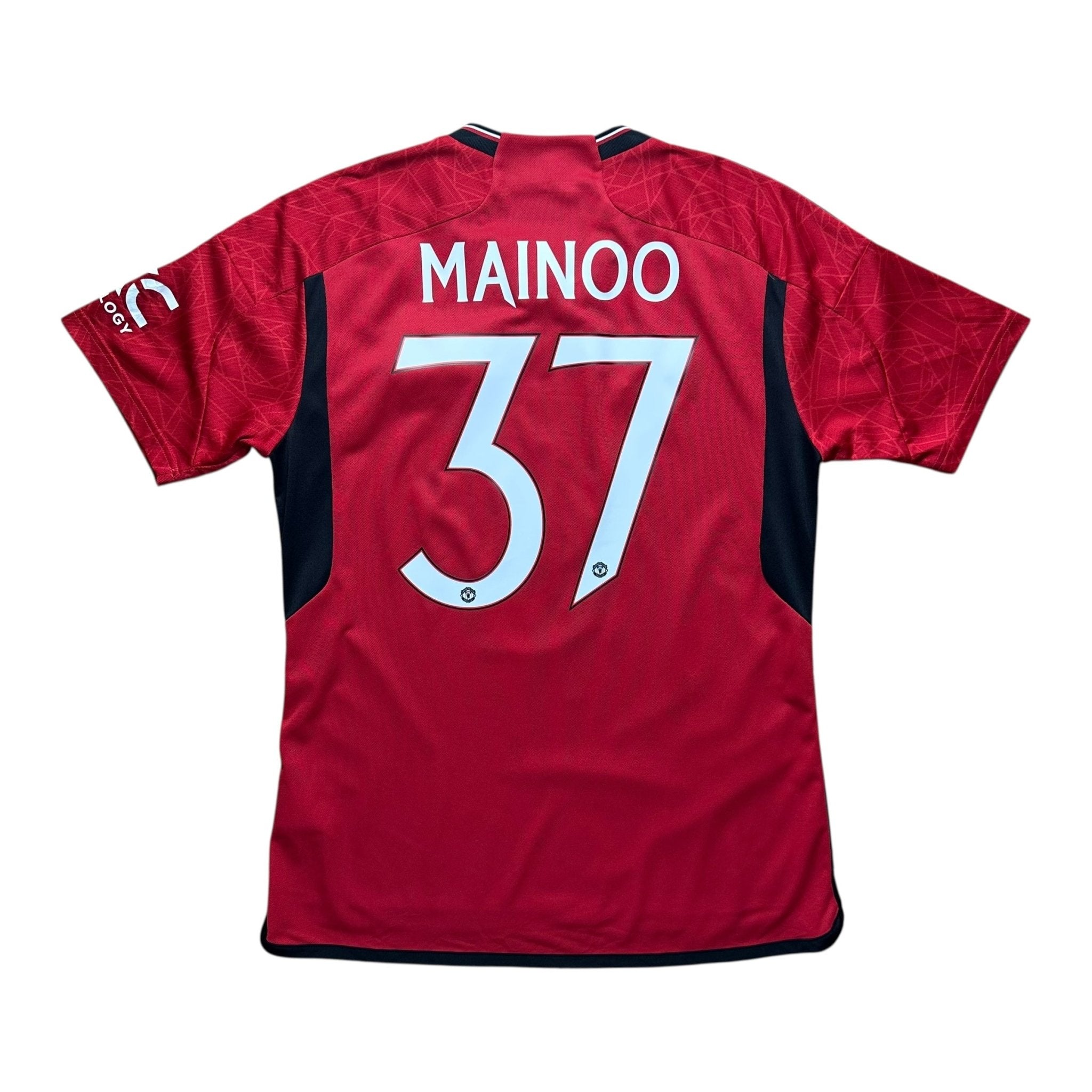 Manchester United 2023 - 24 Home Shirt (M) Mainoo 37 - Kitplug