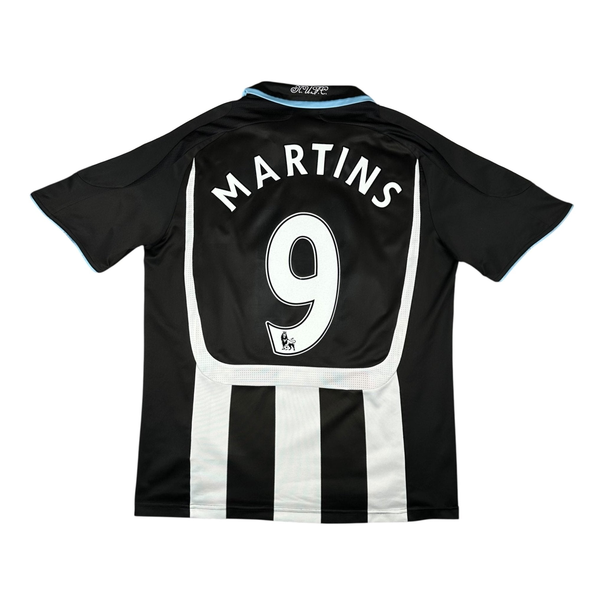 Newcastle 2007-09 Home Shirt (M) Martins 9 - Kitplug