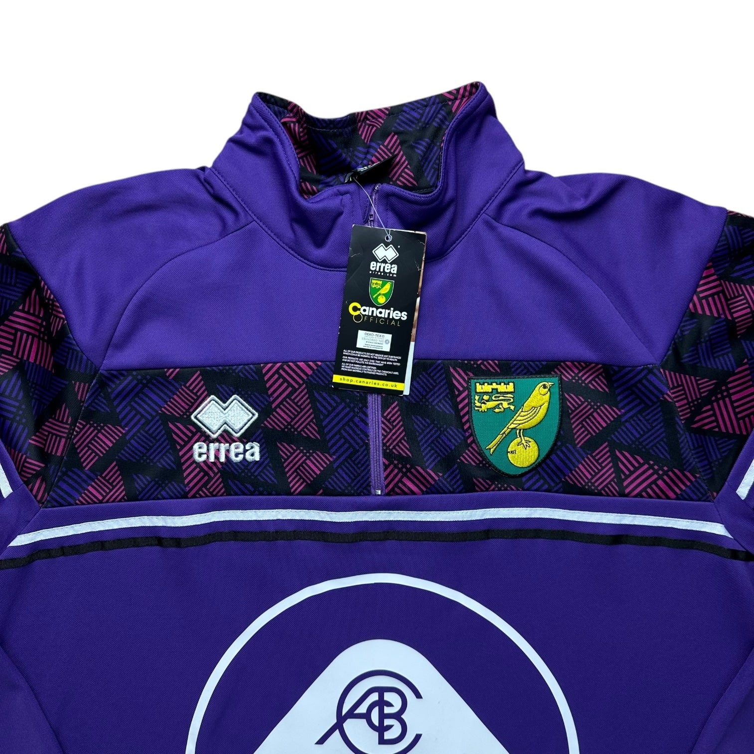 Norwich 2020 - 21 Training 1/4 Zip Sweatshirt (4XL) BNWT - Kitplug