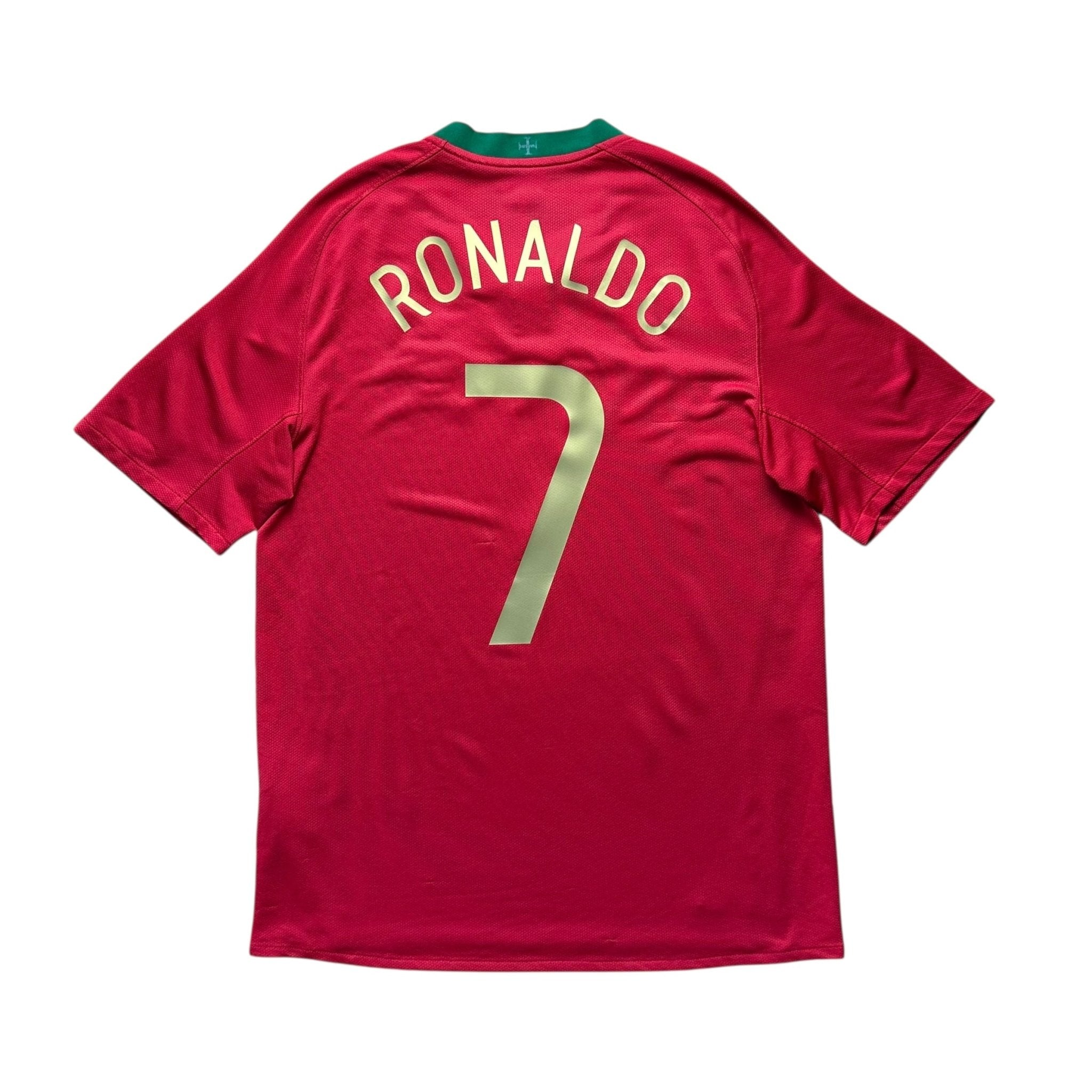 Portugal 2008 Home Shirt (L) Ronaldo 7 - Kitplug