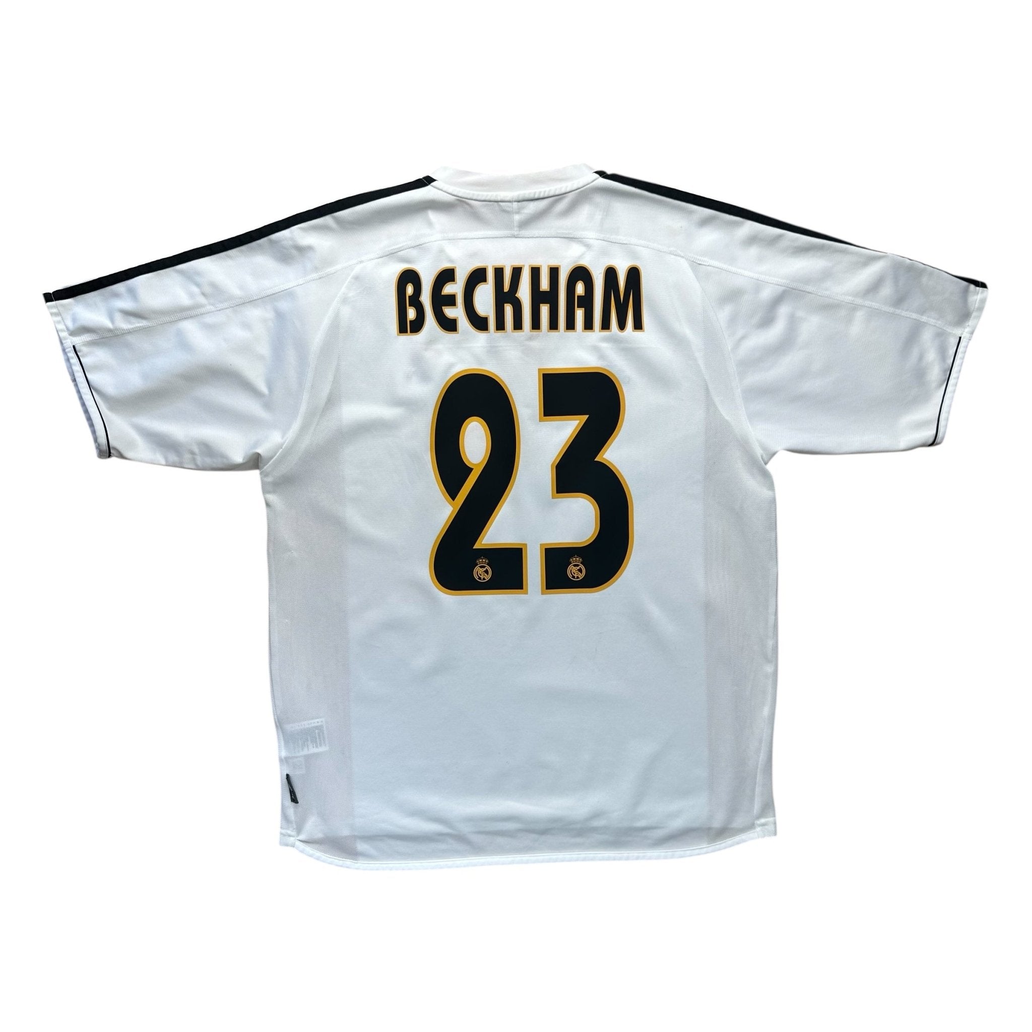 Real Madrid 2003 - 04 Home Shirt (L) Beckham 23 - Kitplug