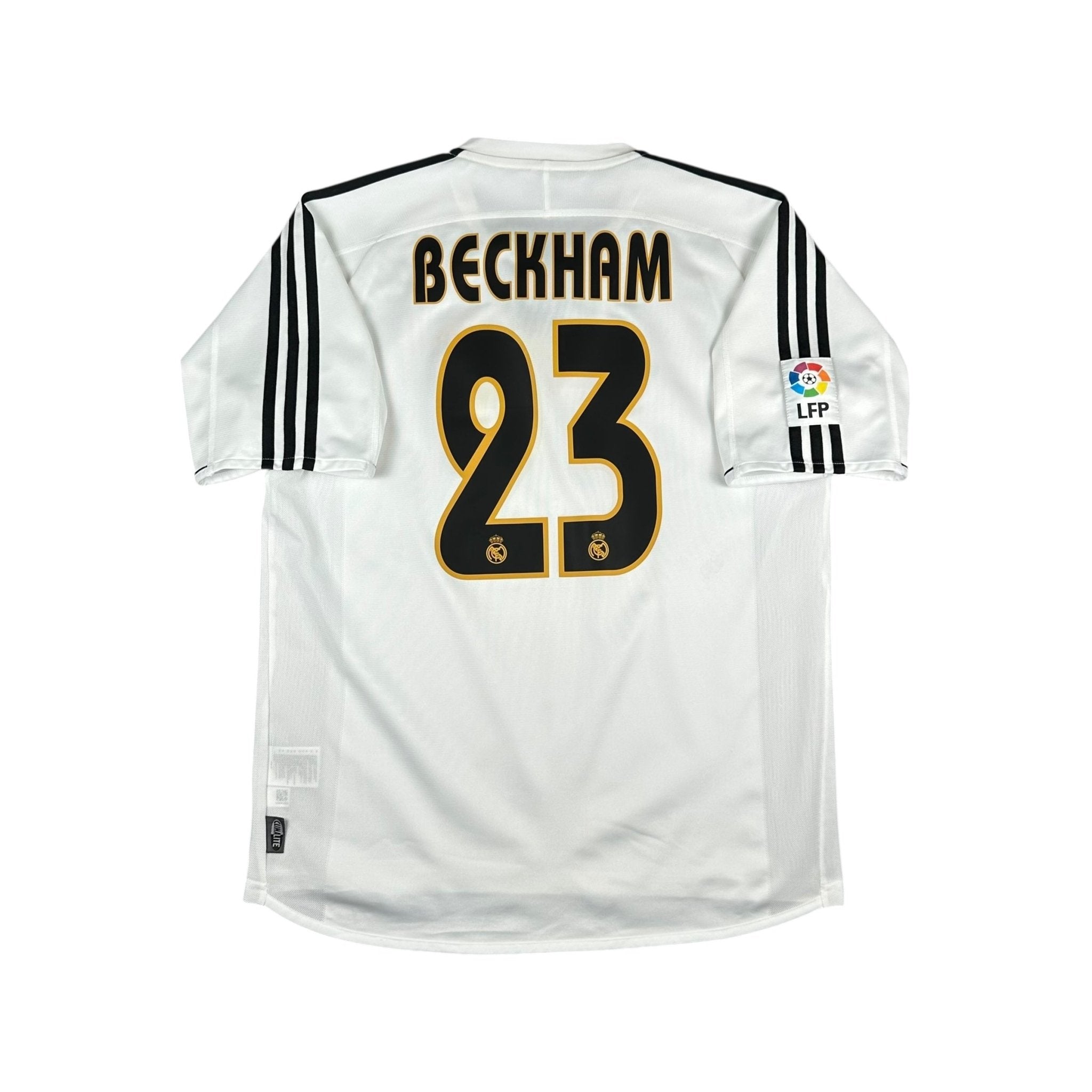 Real Madrid 2003-04 Home Shirt (M) Beckham 23 - Kitplug