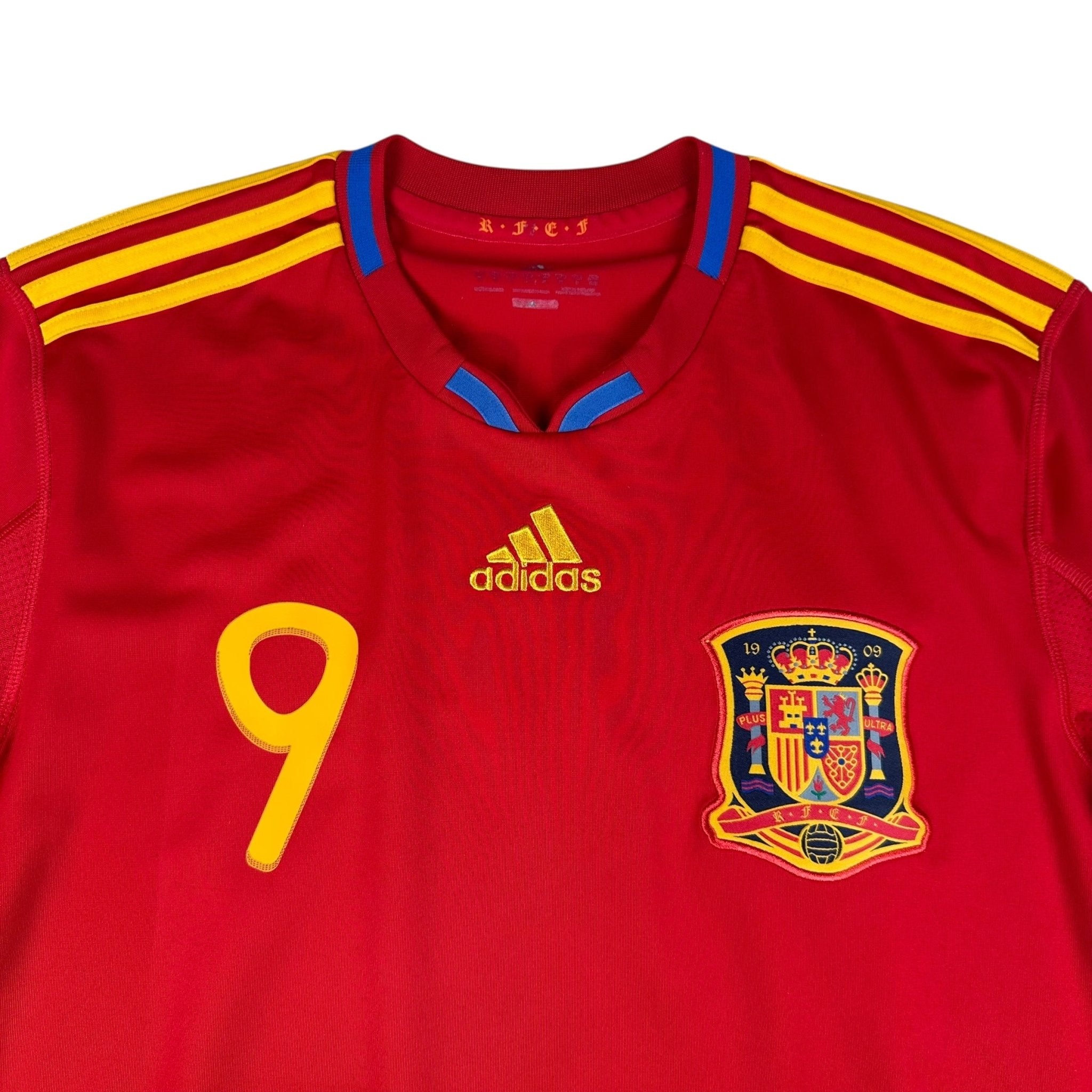 Spain 2010 Home Shirt (M) Torres 9 - Kitplug