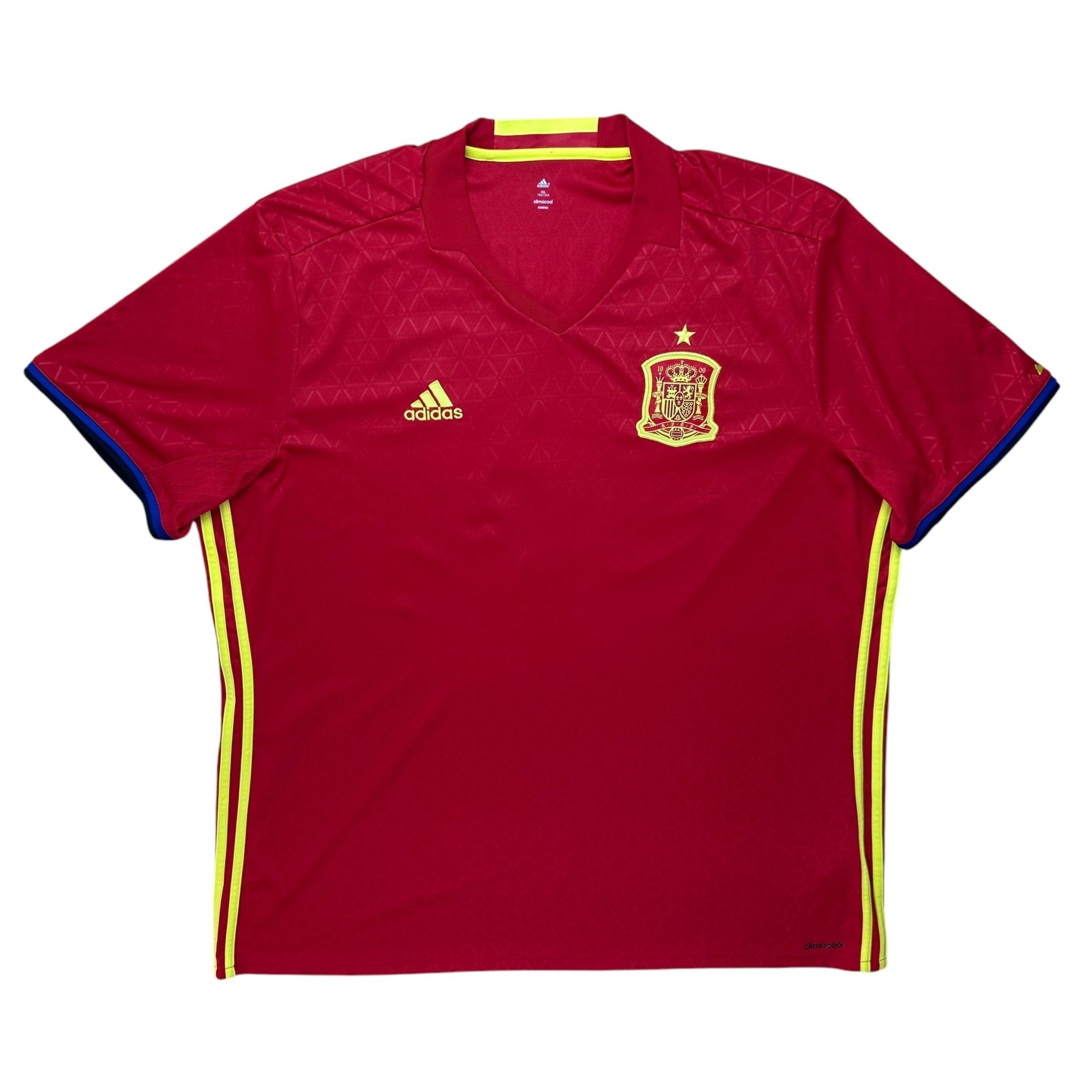 Spain 2016 Home Shirt (XXL) Fabregas 10 - Kitplug