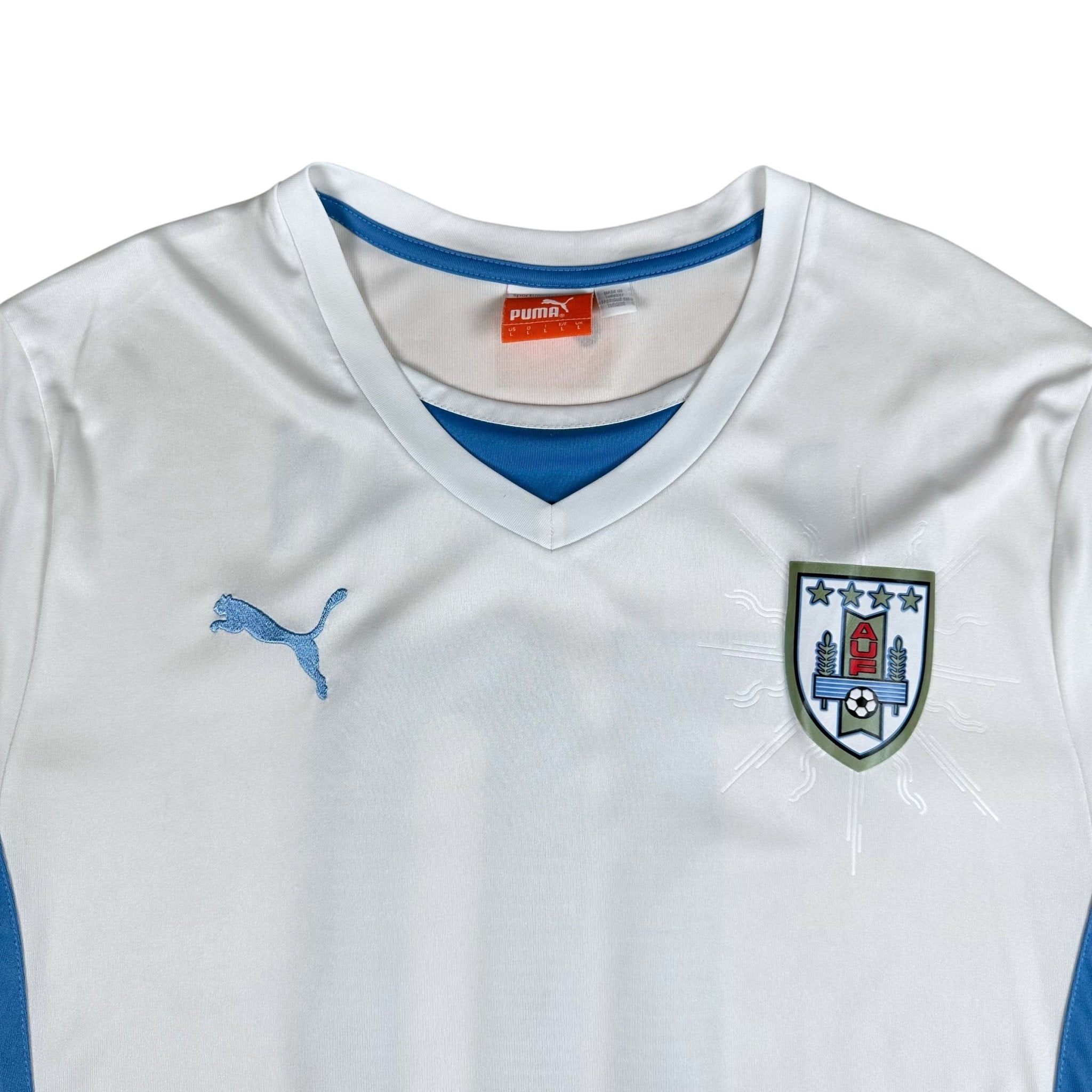 Uruguay 2014 Home Shirt (L) D.Forlan 10 - Kitplug