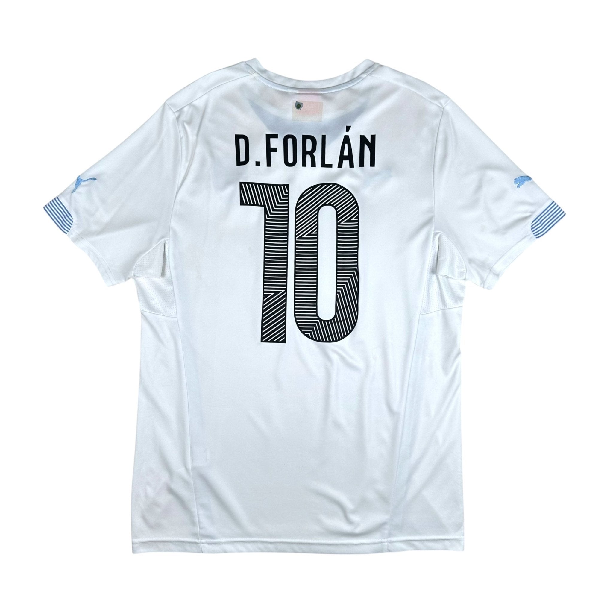 Uruguay 2014 Home Shirt (L) D.Forlan 10 - Kitplug
