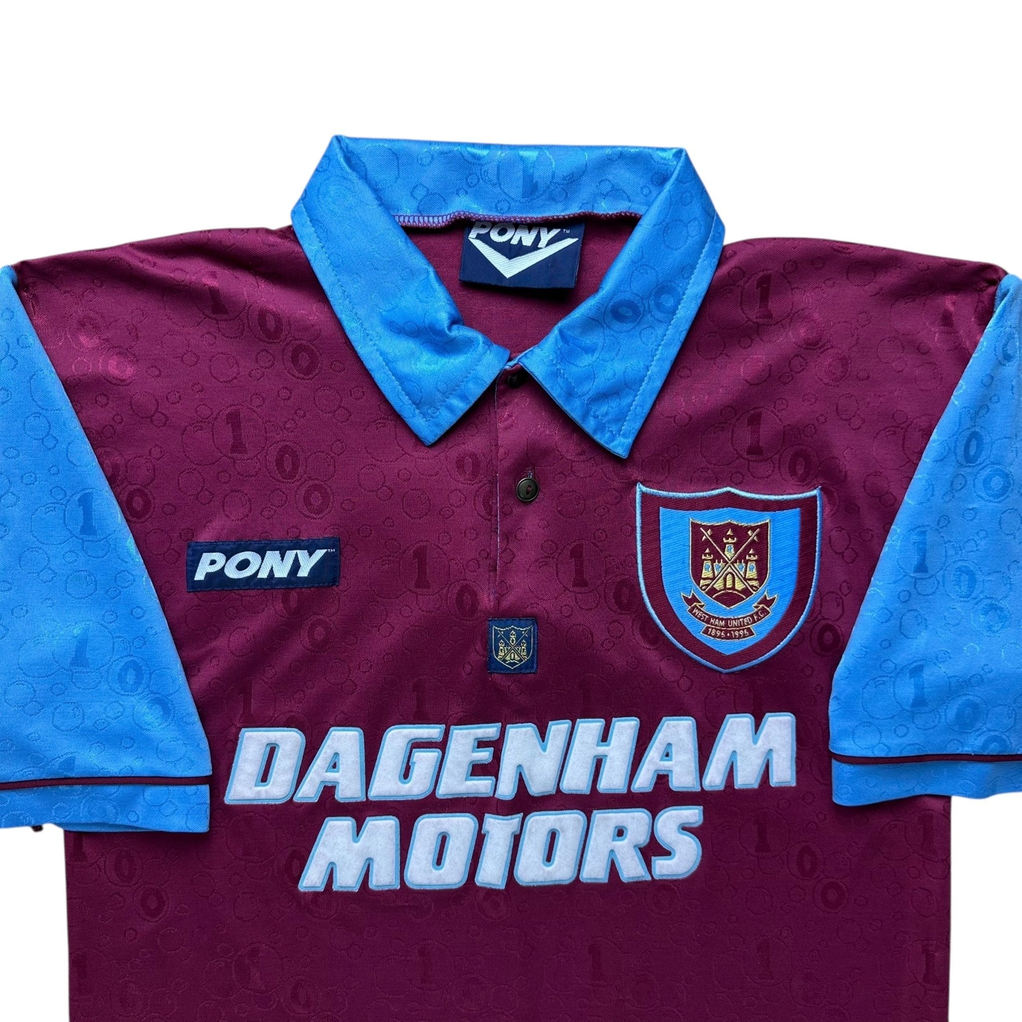 West Ham 1995 - 97 Home Shirt (S) - Kitplug